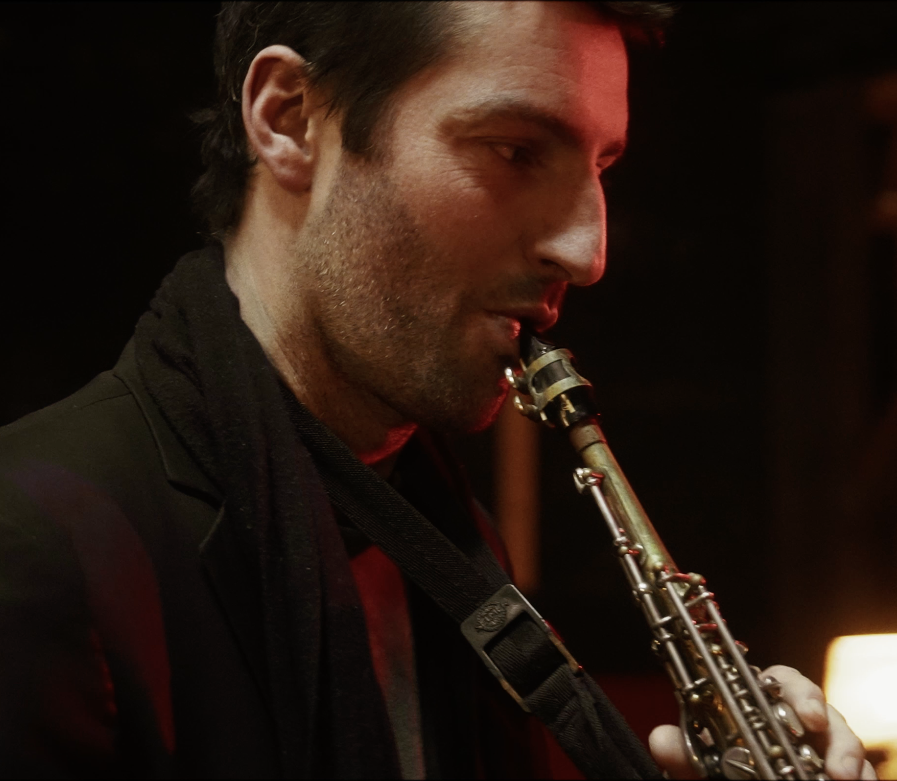 Bastien Weeger au saxophone soprano